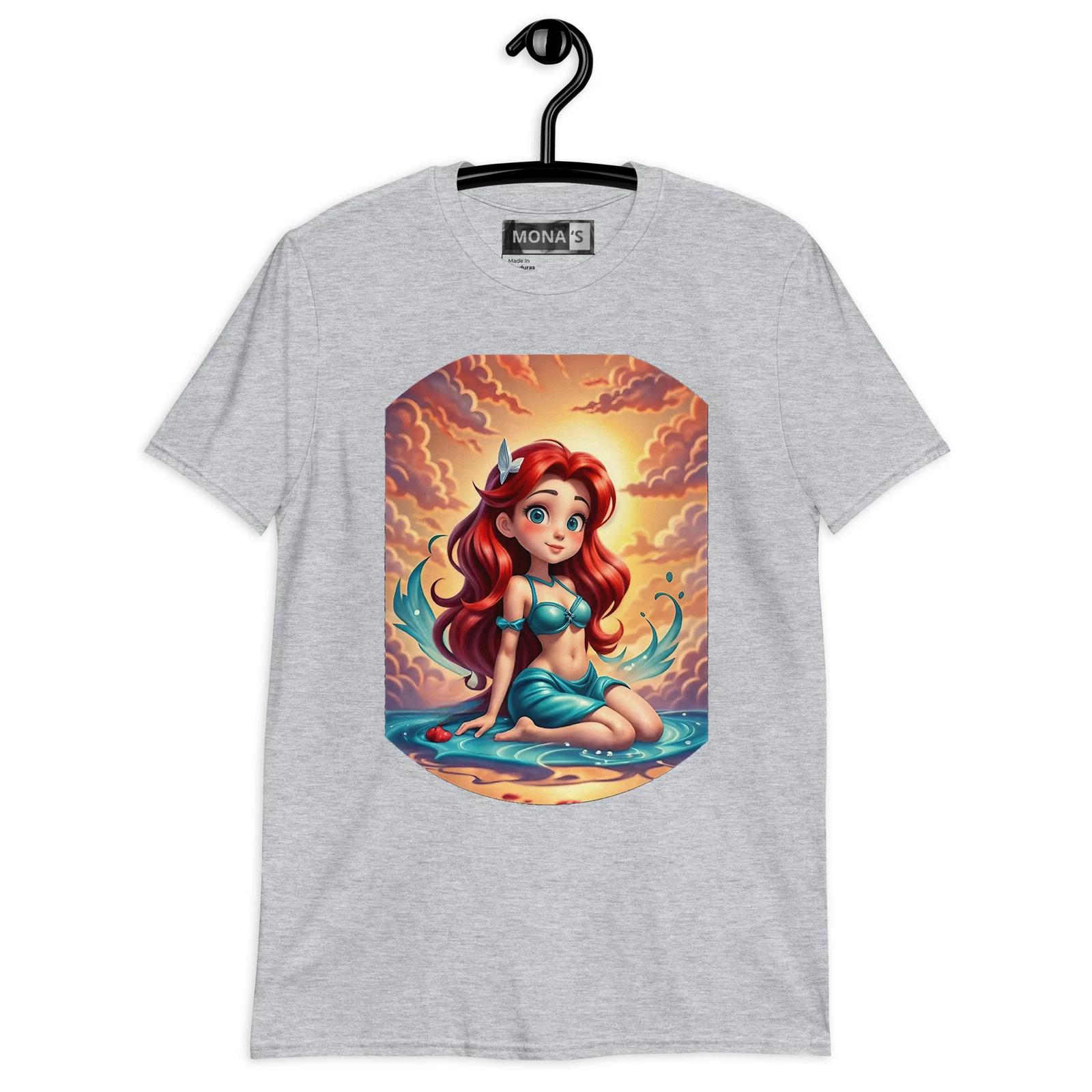 Short-Sleeve Unisex T-Shirt A Mermaid In The Ocean S
