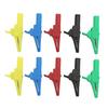 10pcs J.60039 Power Test Clip Professional Safety Type Test Clamp with 4mm Jack for Electronic Instruments