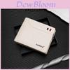 Ladies Pu Short Wallet With Multiple Card Slots And Zipper For Travel And Daily Use