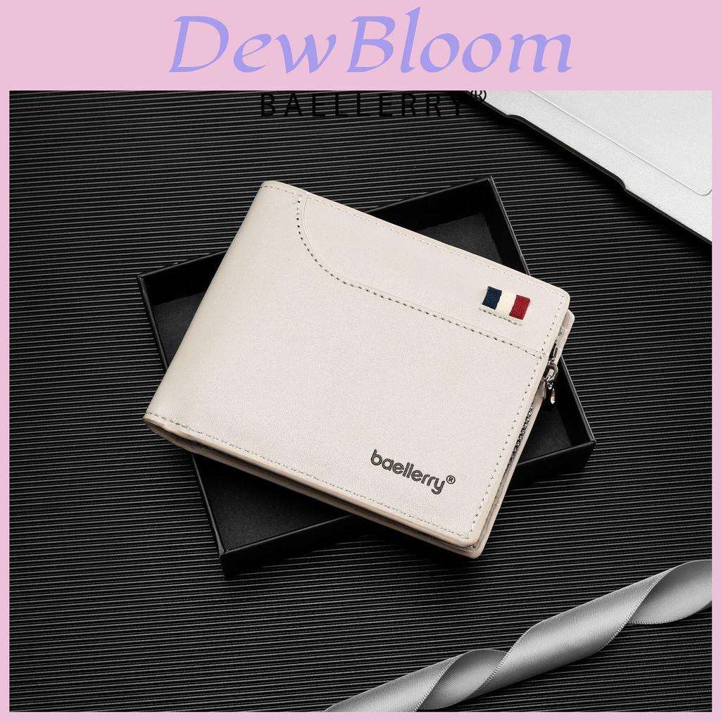 Ladies Pu Short Wallet With Multiple Card Slots And Zipper For Travel And Daily Use