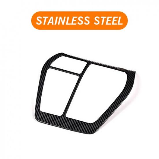 Carbon Fiber Texture Gear Shift Box Panel Cover Trim For Toyota RAV4  20-25