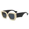 Trending Products 2024 New Arrival Female Eyewear New Fashion High Quality Large Metal Frame  Women Men Sunglasses