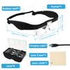 Head-mounted Magnifying Glasses with Light USB Rechargeable Magnifier 1.5X 2.5X 3.5X 5X Magnifier for Reading Watchmaker Repairs