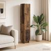 2 Piece Cabinet Set Reclaimed Wood Look 33 x 34.5 x 90 cm Particleboard