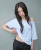 Aejeuon Kiki Boxy Shirring Tee / White