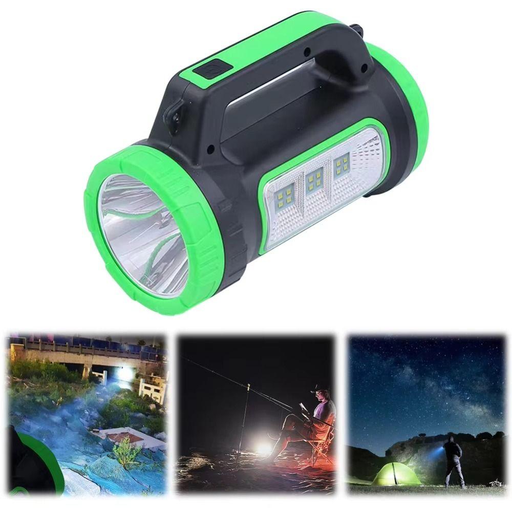 USB Rechargeable Solar LED Flashlight Super Bright Solar Torch Light Work Light  Emergency Repair