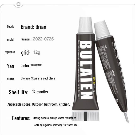 High-Strength Nail-Free Adhesive for Walls, Metal, Mirrors, Tiles, and Shelves