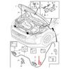 Car Engine Hoods Latch Lock Bonnet HoodsLock Cabin Lock Door Lock Assembly Compatible For S60 V60 V40 2012-2020 31371016