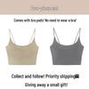 Ice Silk Strappy Tank Top with Built-in Bra, Stylish Slimming Sleeveless Design for Women, Ideal for Summer