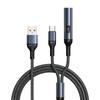 6A USB Data Cable Car Fast Charging Cable Nylon Braided Quick Charge Cord Over-current Charging Short Circuit Protection Cable