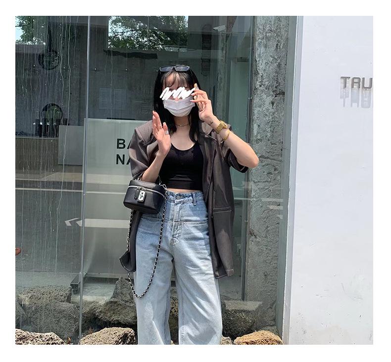 Damen Sommer Macaron Ovale Handtasche: Modische Schulter- & Umhängetasche mit Lychee-Muster