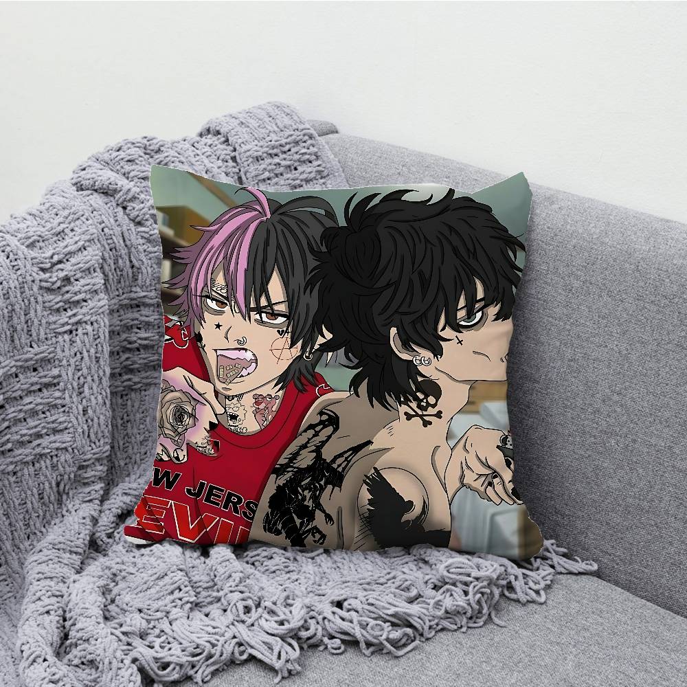 L-Lil P-Peep Pillow Case Print Polyester Fiber 40X40 cm Home Sofa Throw Cushion Cover Decoration