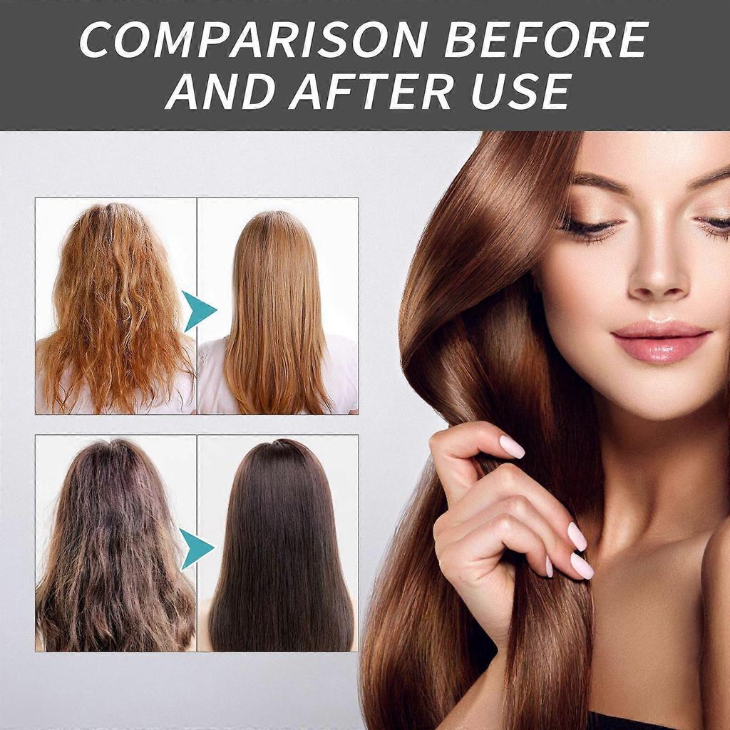 Hair correction care cream smoothes dry hair, smoothes straight hair, gently