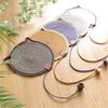Cotton Rope Cats Scratcher Tool Round Scratching Post Mat Cats Scratch Pad for Cats Helps Maintain Claw Provide Fun