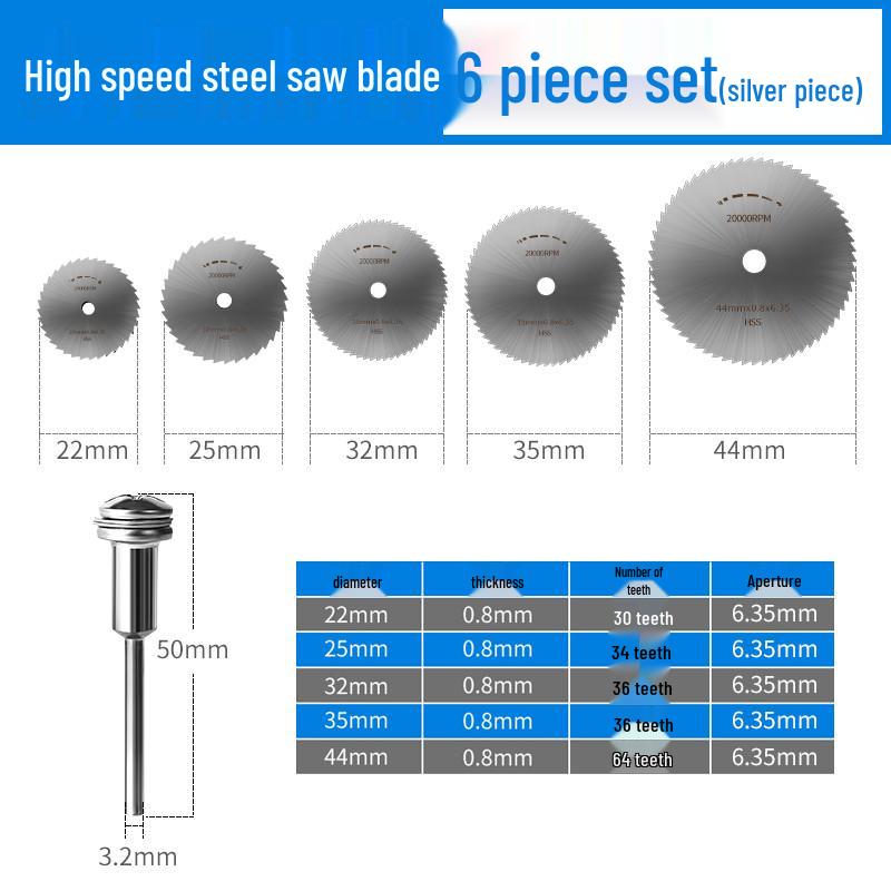 Mini High-Speed Steel Circular Saw Blade for Woodworking & Metal Cutting