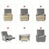 4Pcs/Set Nordic Recliner Sofa Cover Elastic 1 Seater Relax Armchair Cover Anti-Slip Single Couch Slipcover For Office Home Decor