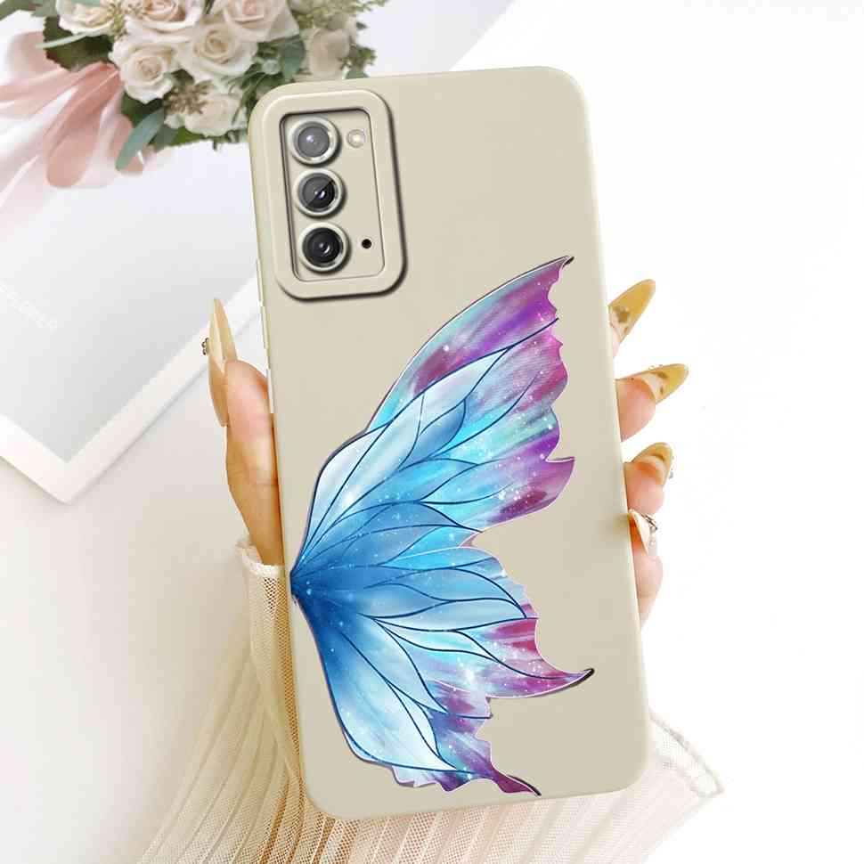 For Samsung Galaxy Note20 Case Soft Slim Cute Candy Painted Cover For Samsung Note 20 Note20 SM-N980F Full Silicone Bumper