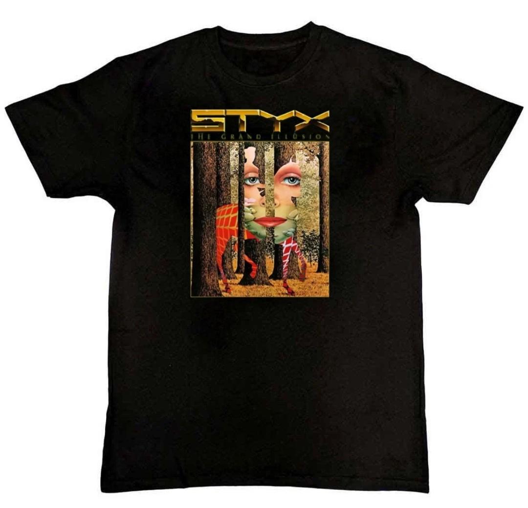 Styx Band The Grand Illusion Tour 2025 Mens T-Shirt S-4XL S