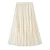 Women's Elegant Tiered A-Line Midi Skirt