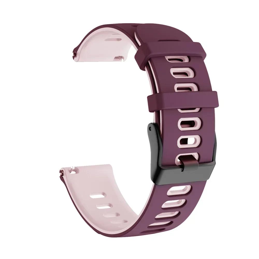 22mm 20mm Silicone Strap for Samsung Watch 7/6/5/4 6 4 Classic Huawei Watch 4/3/GT3-2 Sport Bracelet Belt Amazfit GTR/GTS Correa