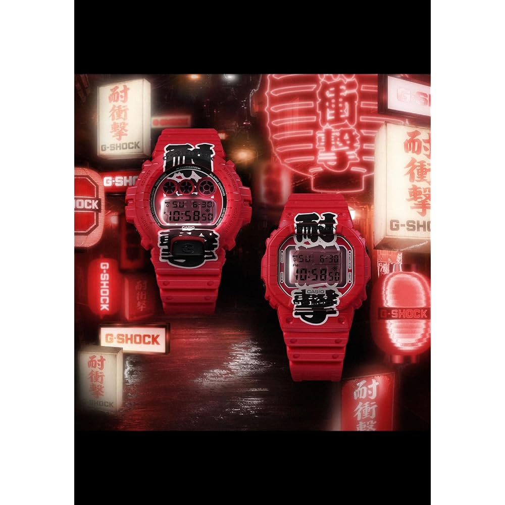 [Casio] G-Shock Watch [Domestic Genuine Product] Made in Japan "Red Lantern" Design Environmentally Friendly Materials DW-5600AKA-4JR Men's Red