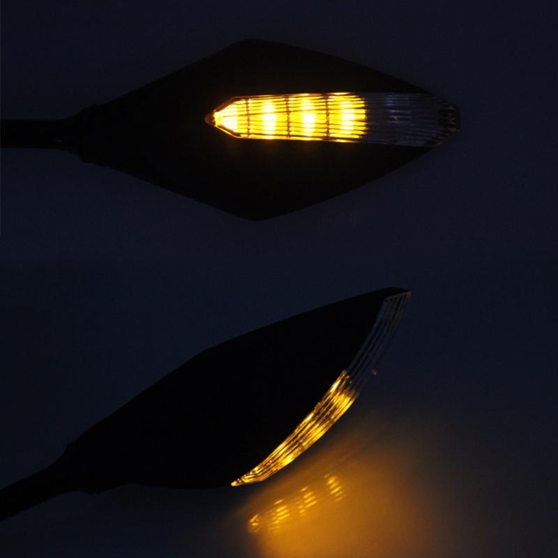 1 Pair Motorcycle Rearview Mirror Scooter Motocross Rearview Mirrors Electrombile Back Side Convex Mirror 10mm Universal