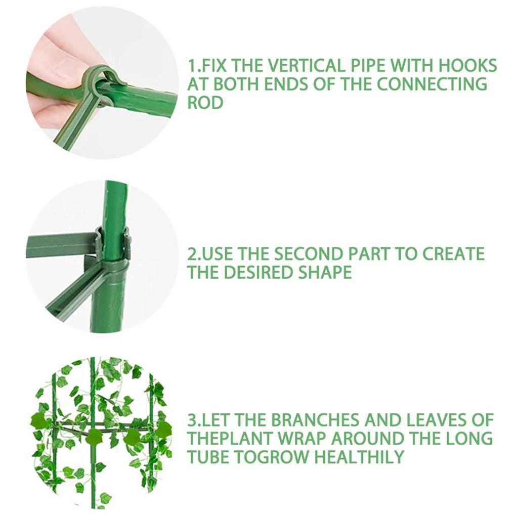 12piece Strong Support For Plants Plant Stakes Connector For Stable Fixation Rod Tomatoes Waterproof