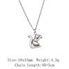 Vintage Animal Pendant Necklace Cat Animal Charm Necklaces Forest Ocean Western Jewelry Gift For Making DIY