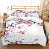 3D Printed Plum Blossom Bedding, Flower Down Duvet Cover Pillowcase, 2/3pc Women's Cover Gift, Chinese Style Bed Cover, King Queen Bed