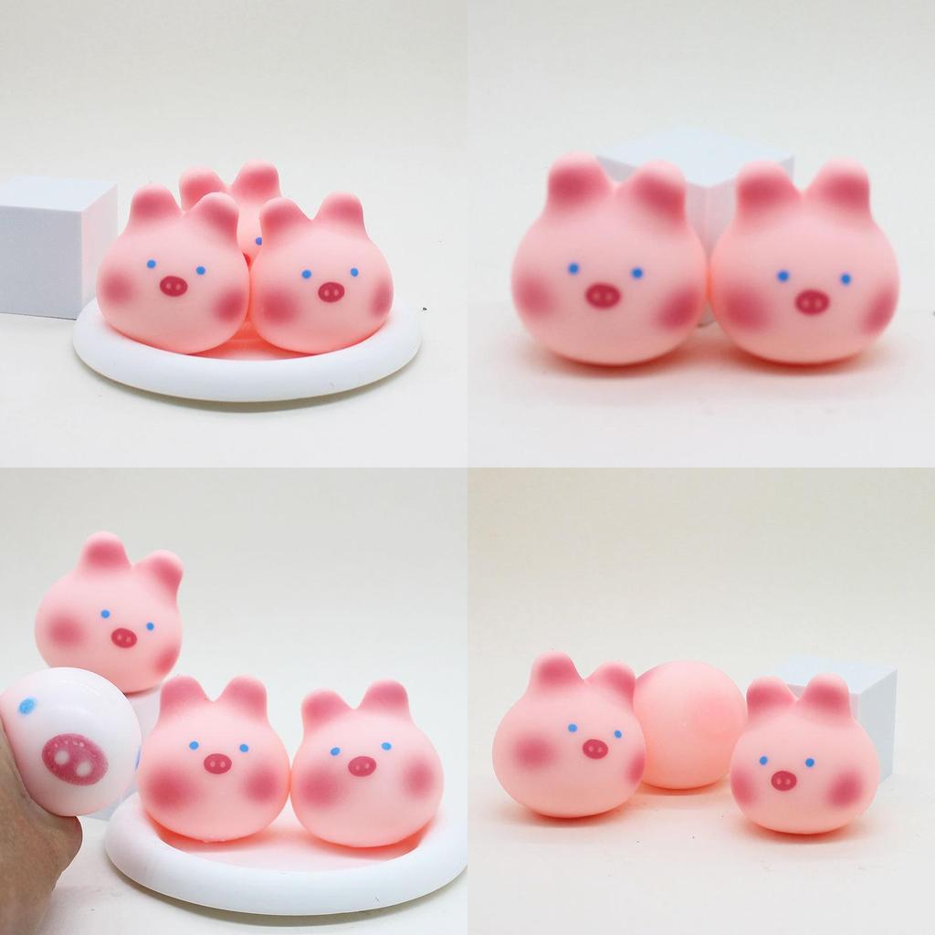 Zhao Lusi Sangzhi Same Style Sakura Pig Stress Relief Toy Plastic Material