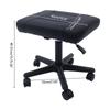 Adjustable Rolling Foot Rest for Office Under Desk Ergonomic Leg Support Stool PU Leather 360 Rotating Wheels