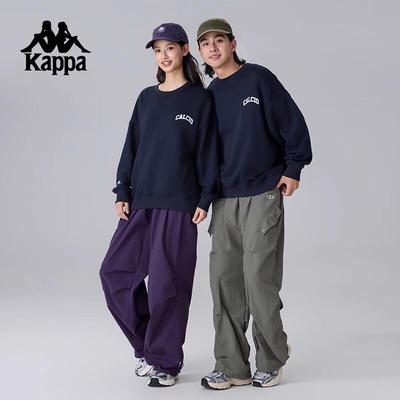 Kappa Unisex Embroidered Round Neck Knit Sweatshirt K0FW2WT18