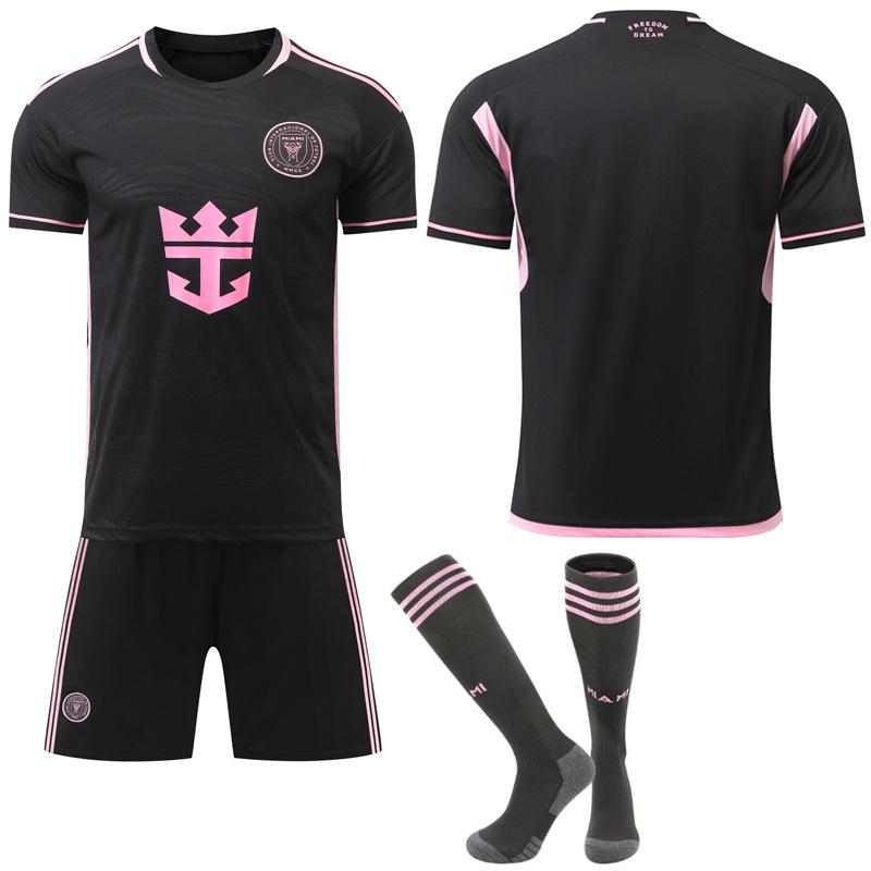 2024-25 Miami Away Black No. 10 Messi Football Jersey Set Jersey 9 Suarez New Original