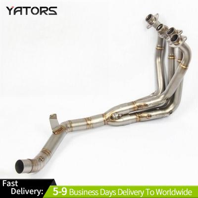 For Kawasaki Z900 Motorcycle Exhaust System Front Link Pipe Header Connect Pipe Exhausts Pipes