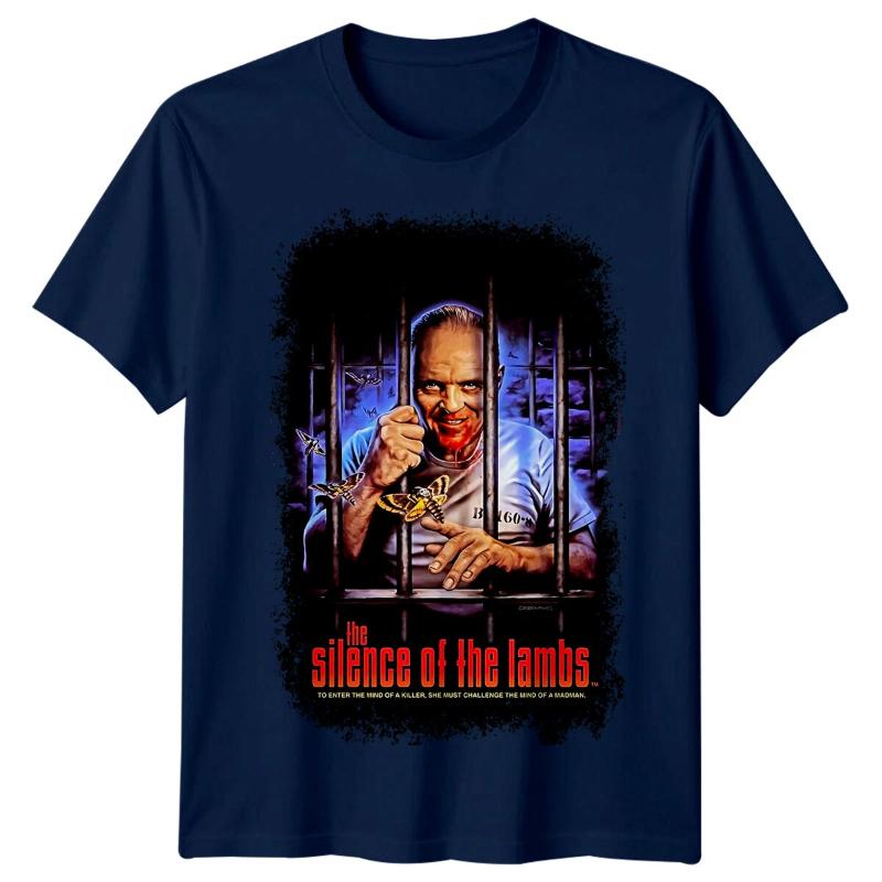 The Silence of the Lambs () Movie Poster Inspired TShirt Retro s Tee