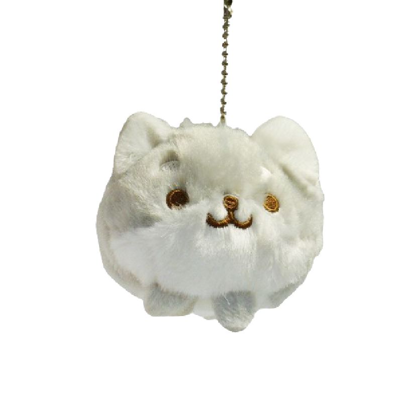 Doll Shiba Inu Short Plush Toy Bag Pendant Keychain Cartoon Colors Multiple