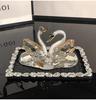 Luxury Goddess-Style Car Ornaments: Creative Swan Center Console Accessories