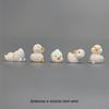 Surprise Her with Little White Duck Mini Figurines - Adorable Desktop Decorations for a Creative Birthday Gift