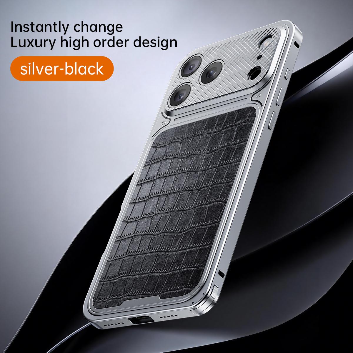 Crocodile Leather Texture Anti-fall iPhone 17 Pro Max Case iPhone 16 Pro