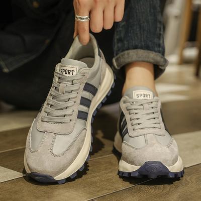 Men's Shoes 2025 Spring and Autumn New Versatile Sports and Leisure Forrest Gump Shoes Retro Platform Dad Trendy Shoes Lightweight
