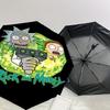1PC Warner Rick Morty Automatic Open/Close Umbrella with Windproof, 105-Rib Sturdy Canopy, Durable Ribs1322A