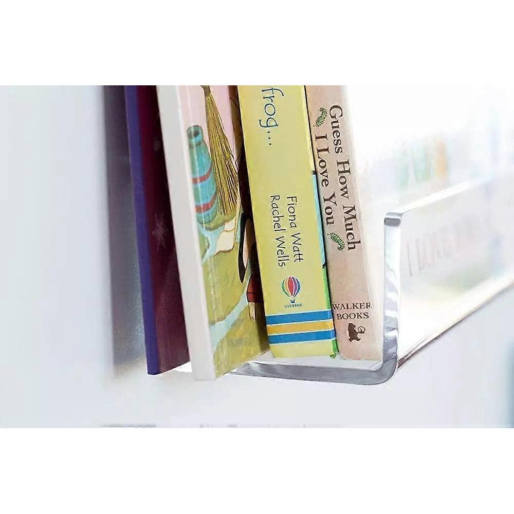 Bookshelf 15 Inch Transparent Invisible Wall Bookshelf Wall Shelf Bookshelf Display Wall Mount