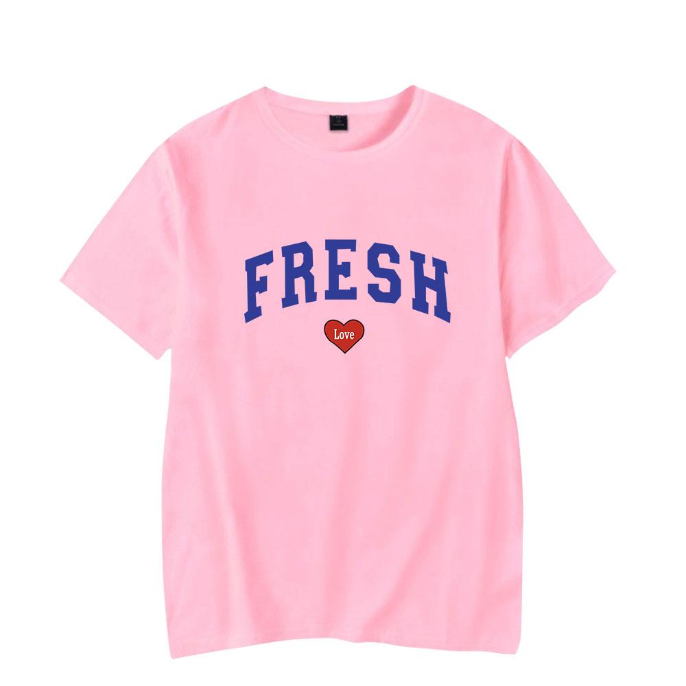 

Sturniolo Triplets Tshirts Varsity Tee Fresh Love Merch Print Unisex Women Fashion Casual Cotton Short Sleeve Tops S