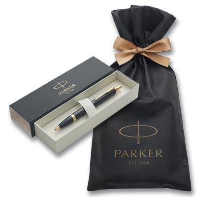 PARKER Ballpoint Pen IM Black GT Medium Point Wrapping Bag with Brand Logo Gift Box Luxury Official Genuine Imported Product 1975638V3 Oil-based
