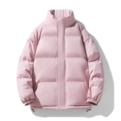 Winter Verdickte Wattierte Jacke Herren Hong Kong Wind Stehkragen Wattierte Jacke Lose Koreanische Version Des Trends Für Alle Paare Wattierte Mantel Herren