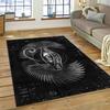 Ancient Egyptian Mythological Ideographic Sign Symbols Carpet Rug for Home Living Room Bedroom Sofa Doormat Decor,Non-slip Mat