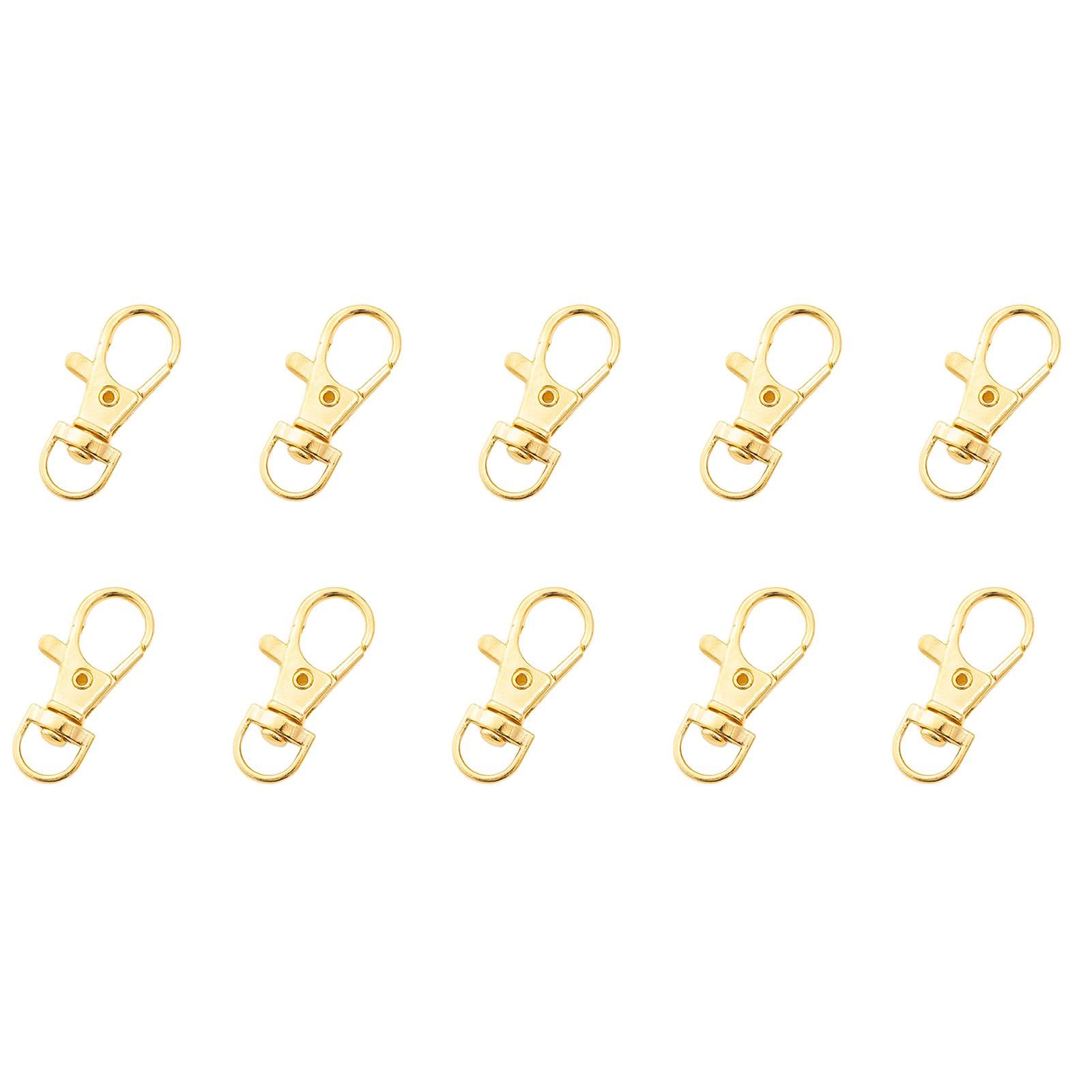 

10 шт. Гачки-застібки «Краб» Поворотні застібки Карабін для брелока Біжутерія Ручна робота Намисто DIY 31 34 36 37 мм C