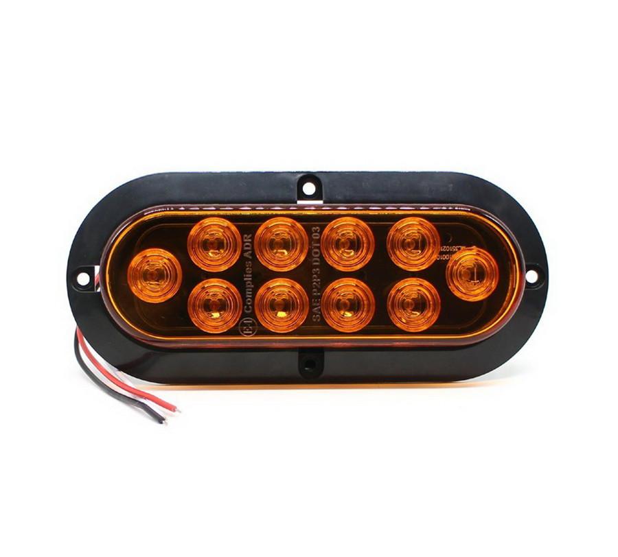s Amber Color 12V DC 10 LED Multi-function Tail & Stop Light
