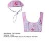 1 Set Cute Pet Nurse Costume Pink White Stripes Nurse Cap And Pet Bib Adjustable Embroideried Hat for Cats And Small Dogs Cosplay Dress Up Accessory