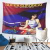 Initial D Mako Super Eurobeat Anim Tapestry Decoration Art Aesthetic Tapestries for Bedroom Home Wall Cloth Wall Hanging